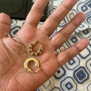 Anita Gold Circle Earrings